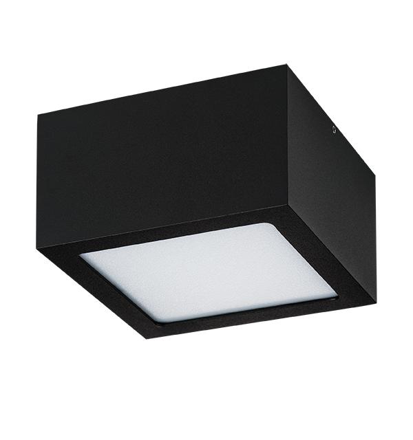 380274 Светильник ZOLLA QUAD LED-SQ 8W 640LM ЧЕРНЫЙ 4000K IP65