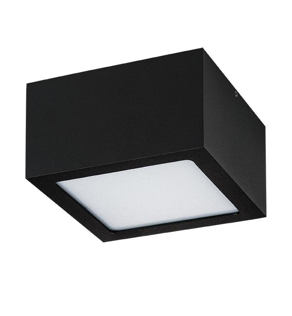 380274 Светильник ZOLLA QUAD LED-SQ 8W 640LM ЧЕРНЫЙ 4000K IP65