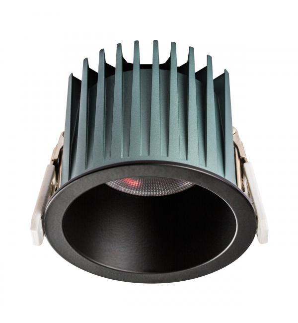 385337 Светильник CICLONE CYL 12W LED 923LM 36G ЧЕРНЫЙ 3000K IP44