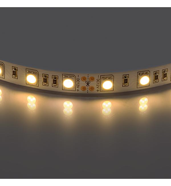 400052 Лента 5050LED 12V 14.4W/m 60LED/m 10-12lm/LED IP20 2700K-3000K 200m/box ТЕПЛЫЙ БЕЛЫЙ СВЕТ
