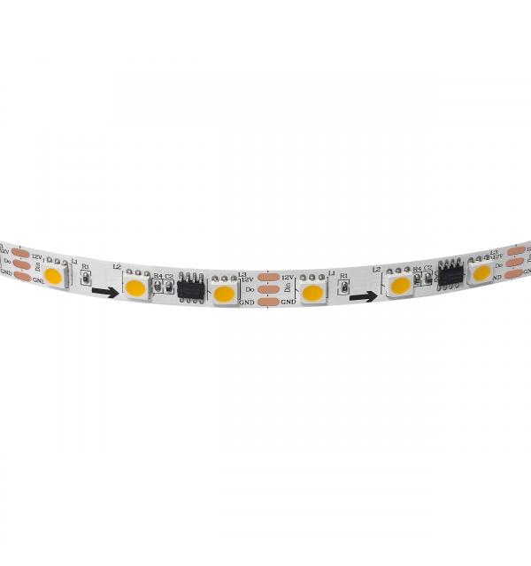 400904 Лента LED SPI 3led/pix 12V 14,4W/m 10-12Lm/W 4000K IP20 1шт = 5м