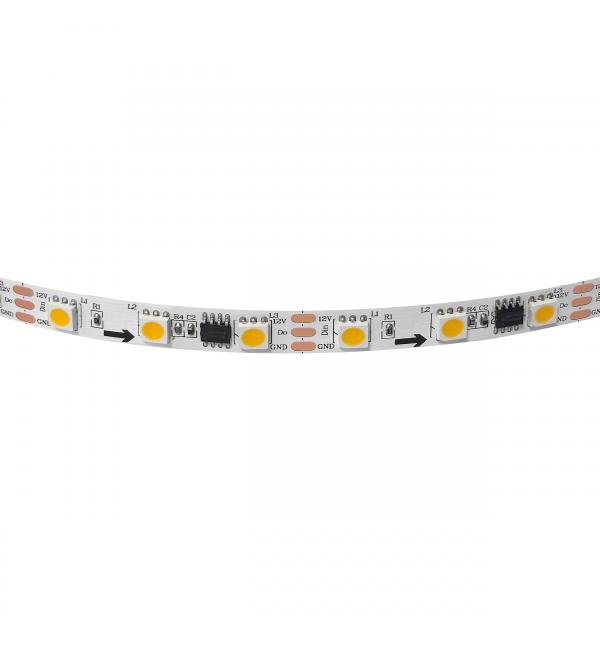 400904 Лента LED SPI 3led/pix 12V 14,4W/m 10-12Lm/W 4000K IP20 1шт = 5м