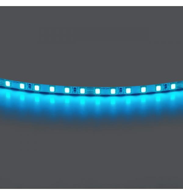 420516 Лента LIGHTSTAR LED 24V 12W 120leds/M 1600 LM/M голубой IP20 1шт = 5м
