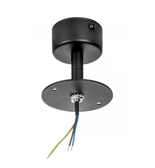 590107 Потолочное крепление RULLO для светильников 213487 GX53/21648x (D80) ЧЕРНЫЙ