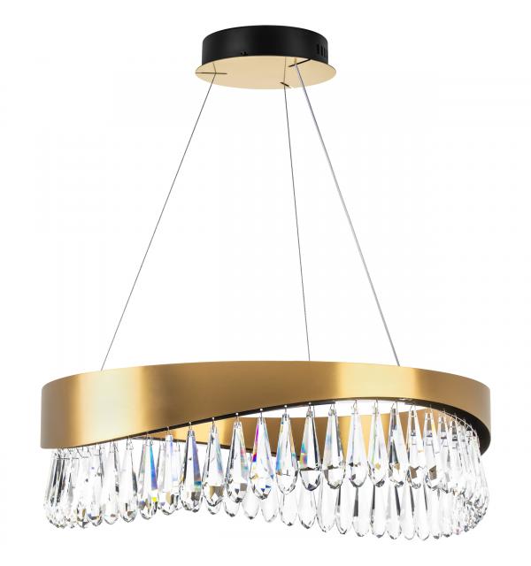 703163 Люстра HELIO 30W LED 2778LM ШАМПАНЬ 3500K