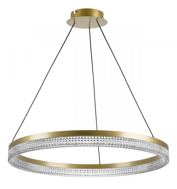 736161 Люстра ROTONDA 38W LED 2106LM 180G ЛАТУНЬ 3000K