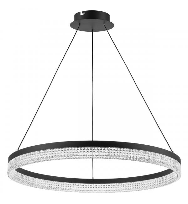 736167 Люстра ROTONDA 38W LED 2106LM 180G ЧЕРНЫЙ 3000K