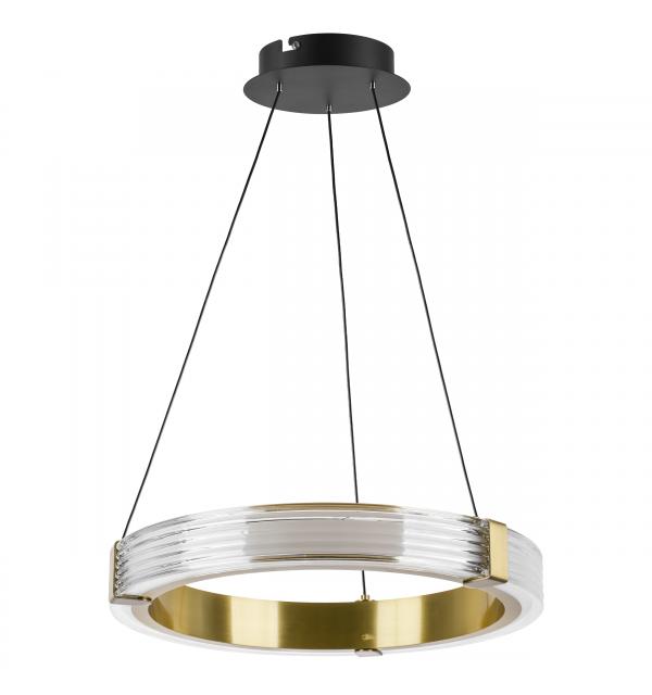 736241 Люстра ROTONDA 21W LED 1053LM 360G ЛАТУНЬ 3000K