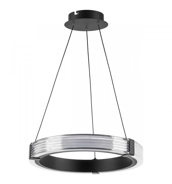 736247 Люстра ROTONDA 21W LED 1053LM 360G ЧЕРНЫЙ 3000K