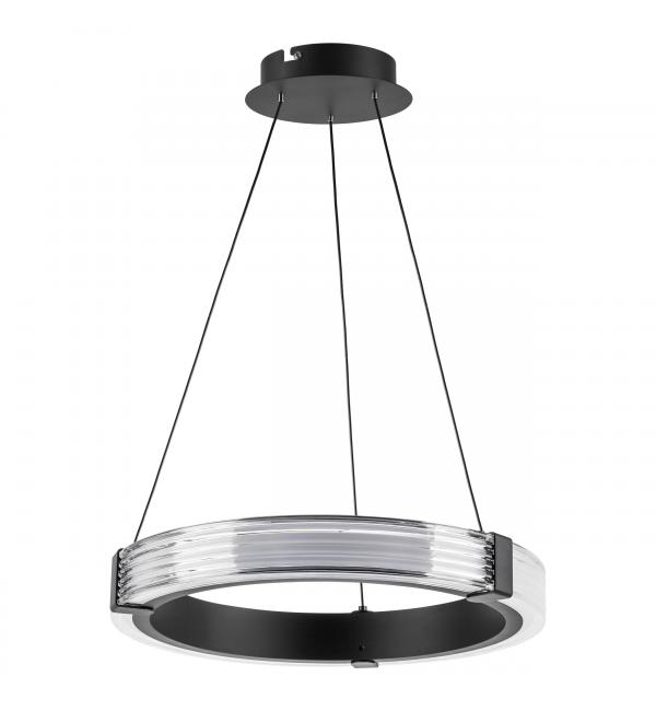 736247 Люстра ROTONDA 21W LED 1053LM 360G ЧЕРНЫЙ 3000K