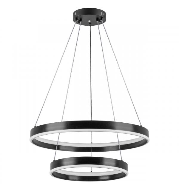 736427 Люстра ROTONDA 165W LED 5040LM 120G ЧЕРНЫЙ 3000-6000K