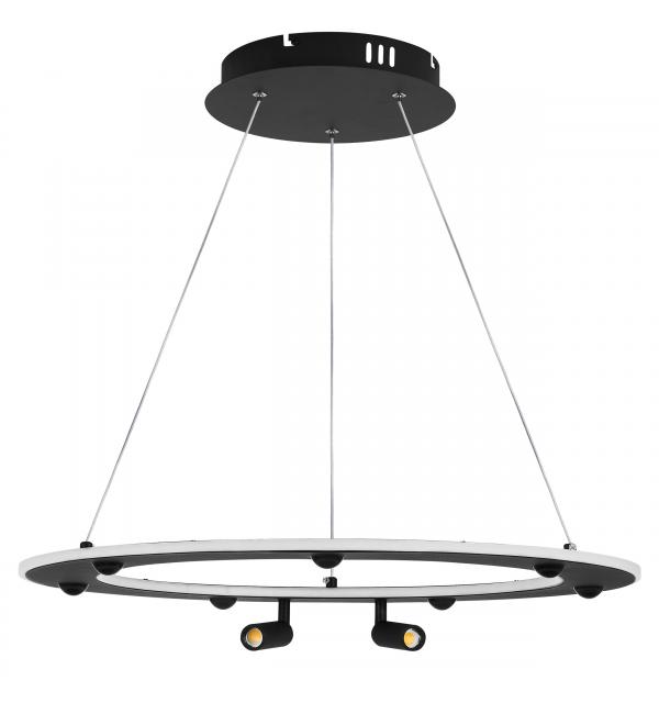 740467 Люстра DIVE LED 90W 4900LM G ЧЕРНЫЙ 3000-6000К