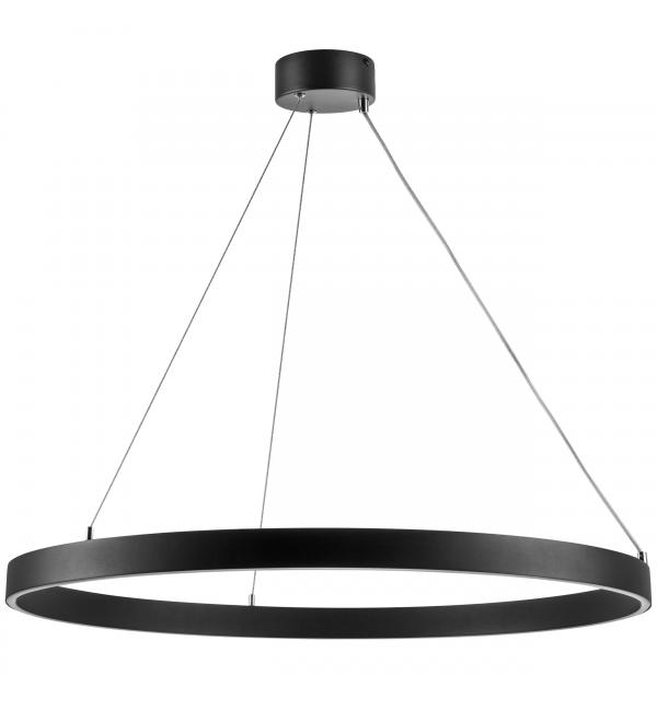 748037 Люстра SATURNO LED 48W 3500LM 70G ЧЕРНЫЙ 3000-6000K