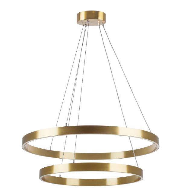 748123 Люстра SATURNO LED 84W 5800LM 70G ЗОЛОТО 3000-6000K