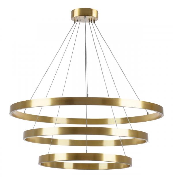 748223 Люстра SATURNO LED 132W 11000LM 70G ЗОЛОТО 3000-6000K