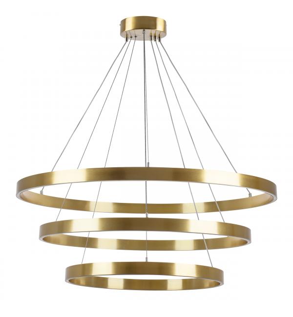 748223 Люстра SATURNO LED 132W 11000LM 70G ЗОЛОТО 3000-6000K