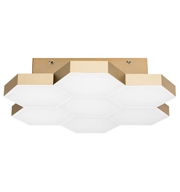 750071 Люстра потол FAVO LED-35W 1680LM ЗОЛОТО 3000K