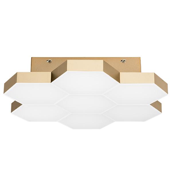 750071 Люстра потол FAVO LED-35W 1680LM ЗОЛОТО 3000K