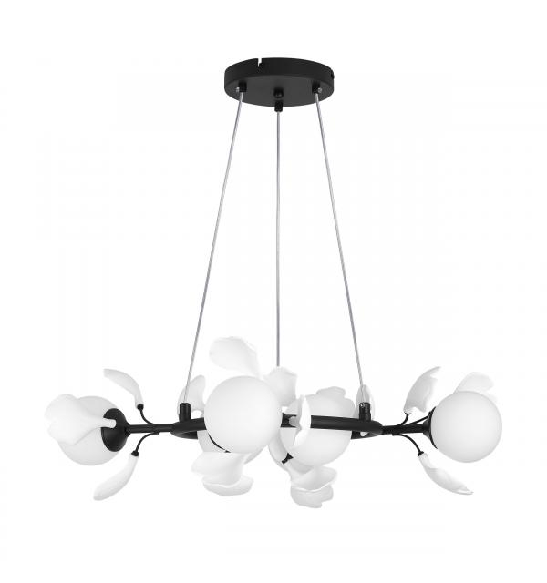 799067 Люстра CERAMO BW 6х6W(led) G9 ЧЕРНЫЙ/БЕЛЫЙ