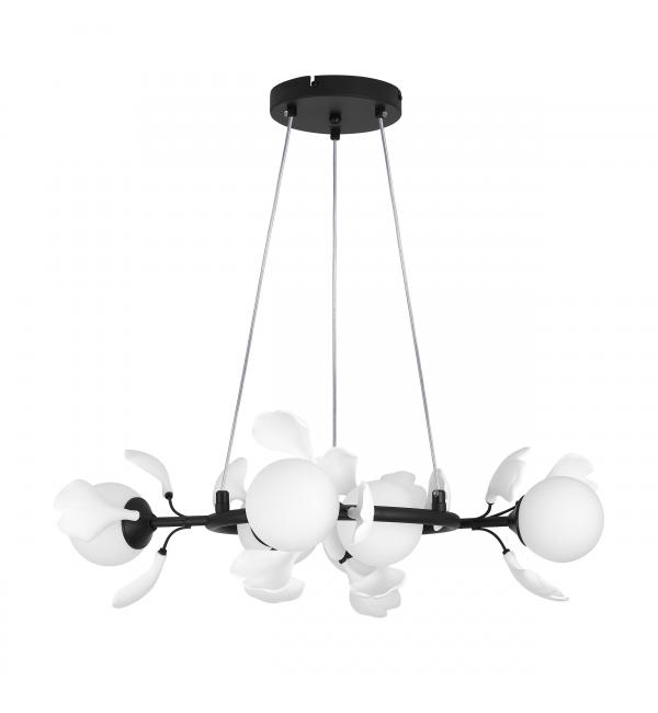 799067 Люстра CERAMO BW 6х6W(led) G9 ЧЕРНЫЙ/БЕЛЫЙ