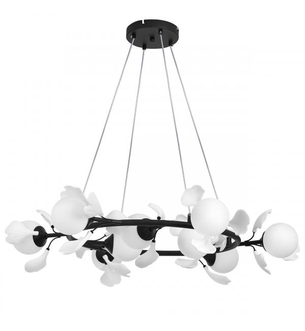 799097 Люстра CERAMO BW 9х6W(led) G9 ЧЕРНЫЙ/БЕЛЫЙ