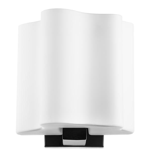 802617 Бра NUBI 1х40W E14 ЧЕРНЫЙ МАТОВЫЙ/БЕЛЫЙ