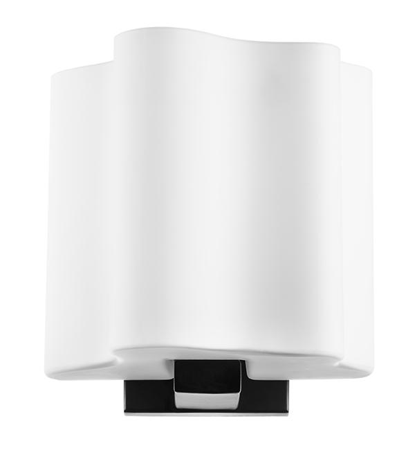 802617 Бра NUBI 1х40W E14 ЧЕРНЫЙ МАТОВЫЙ/БЕЛЫЙ