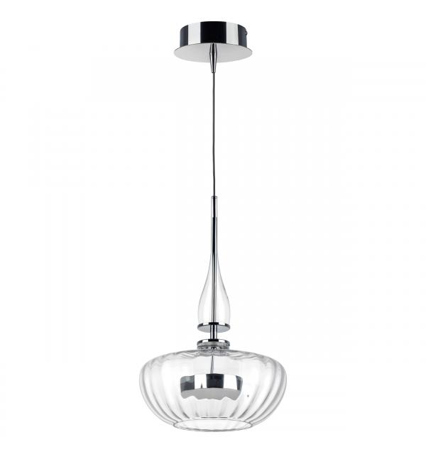 804400 Люстра ASTRA LED 12W 600LM ХРОМ/ПРОЗРАЧНЫЙ 3000K