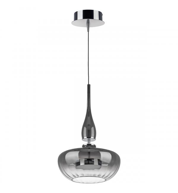 804401 Люстра ASTRA LED 12W 580LM ХРОМ/ДЫМЧАТЫЙ 3000K