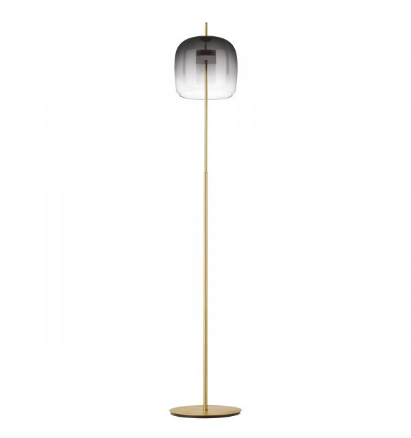 804718 Торшер CUPOLA LED 1х18W 900LM ЗОЛОТО/ДЫМЧАТЫЙ 3000K