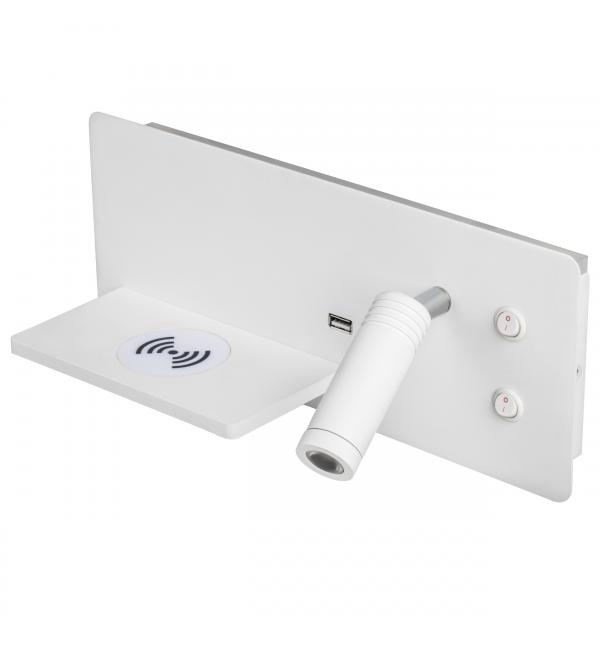 808546 Бра MURO II 4,5W+3W LED 360LM+240LM БЕЛЫЙ 3000K