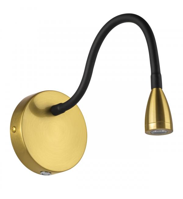 808631 Бра MURO III COB LED 3W 200LM 30G ЛАТУНЬ 3000K