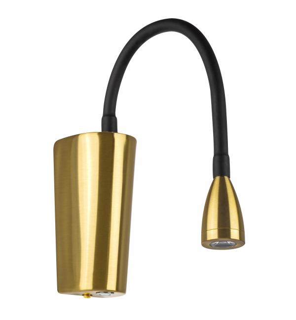 808641 Бра MURO III COB LED 3W 200LM 30G ЛАТУНЬ 3000K
