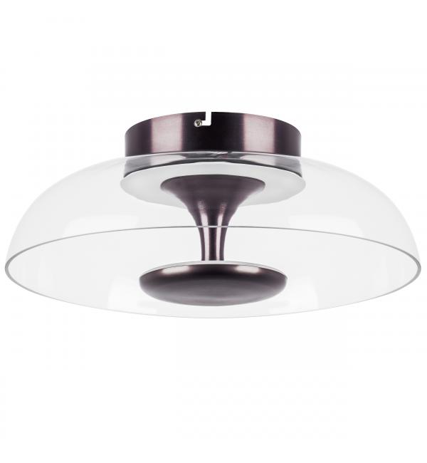 809200 Люстра CELESTA LED 24W 1200LM КОФЕЙНЫЙ/ПРОЗРАЧНЫЙ 3000K
