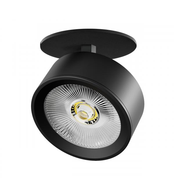 A5647RS Светильник ALTA PRO встраиваемый LED 30W 3510LM 36G ЧЕРНЫЙ 4000K со встр. чашей (215647 + 215007 + 215000-30)