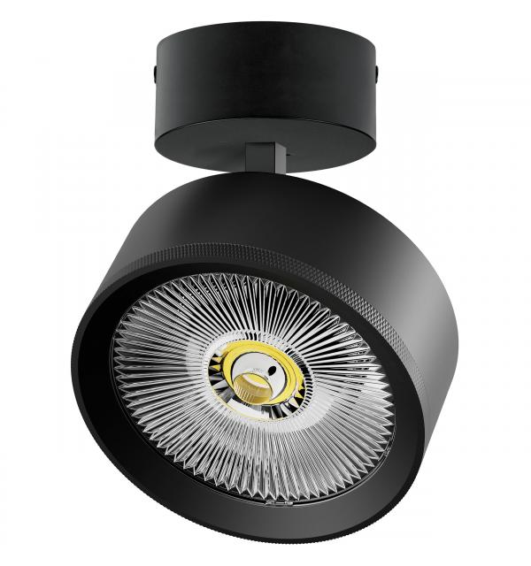 A5737SO Светильник ALTA PRO накладной LED 35W 3230LM 36G ЧЕРНЫЙ 3000K с накл. чашей (215737 + 215017 + 215010-35)