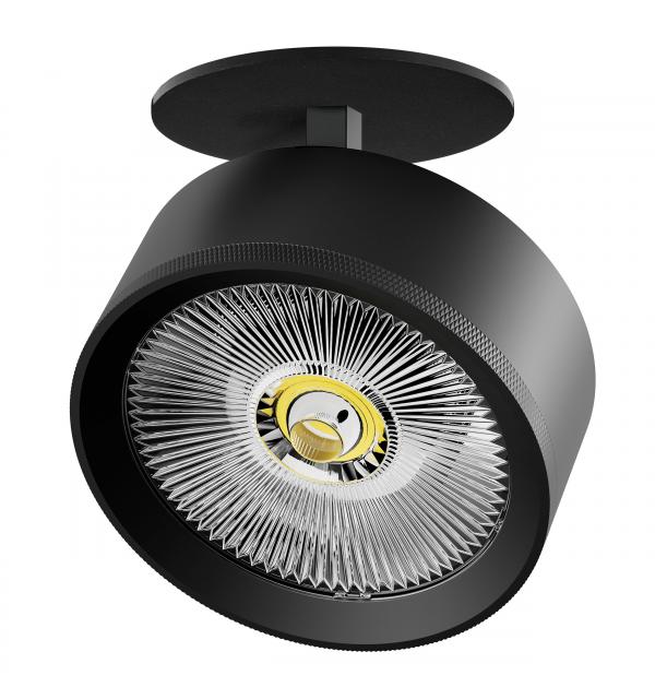 A5747RS Светильник ALTA PRO встраиваемый LED 35W 3230LM 36G ЧЕРНЫЙ 4000K со встр. чашей (215747 + 215007 + 215000-35)