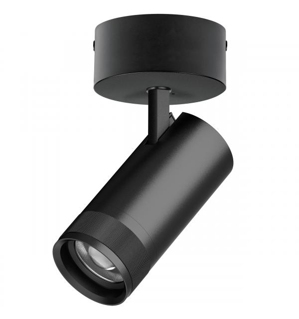 C4307SO Светильник CANNO PRO накладной LED 30W 2100LM 20-55G ЧЕРНЫЙ 2700-4200-6000K IP20 с адаптером (304307 + 215017)