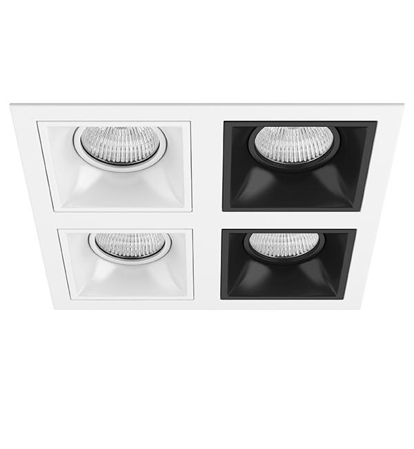 D54606060707 Светильник DOMINO QUADRO МR16 (214546+214506+214506+214507+214507)