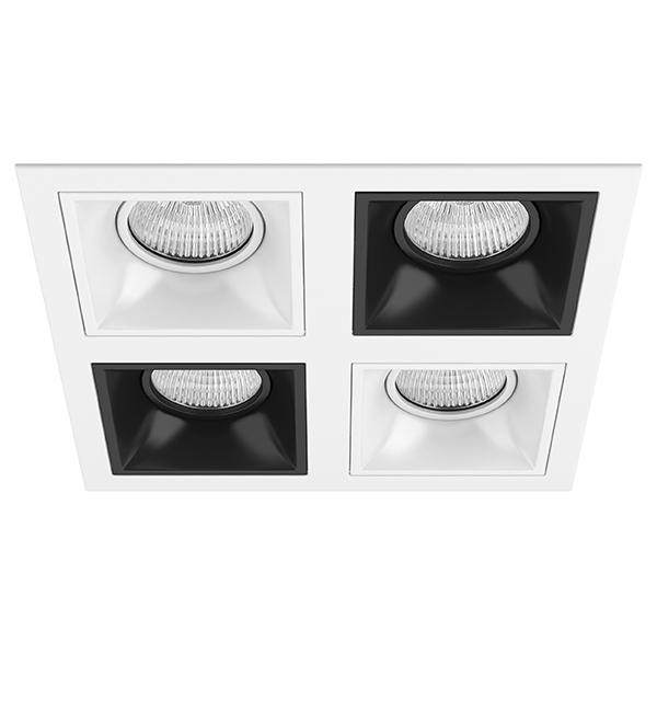 D54606070607 Светильник DOMINO QUADRO МR16 (214546+214506+214507+214506+214507)