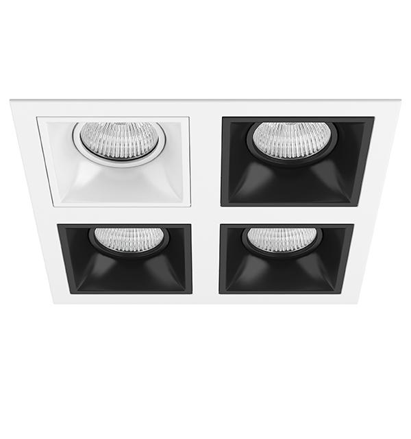 D54606070707 Светильник DOMINO QUADRO МR16 (214546+214506+214507+214507+214507)
