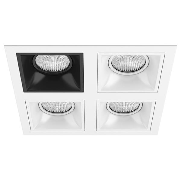 D54607060606 Светильник DOMINO QUADRO МR16 (214546+214507+214506+214506+214506)