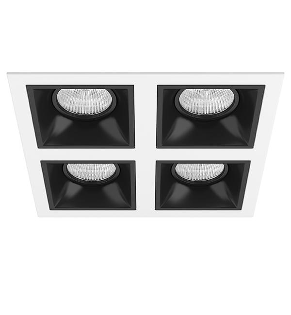D54607070707 Светильник DOMINO QUADRO МR16 (214546+214507+214507+214507+214507)
