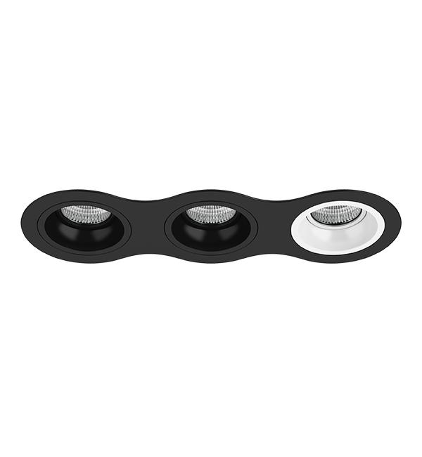 D637070706 Светильник DOMINO ROUND МR16 (214637+214607+214607+214606)