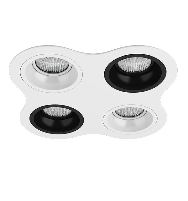 D64606070607 Светильник DOMINO ROUND МR16 (214646+214606+214607+214606+214607)