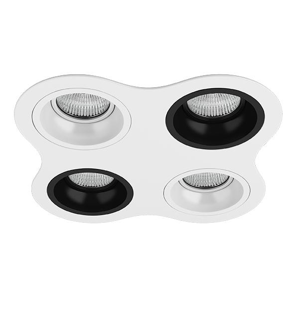 D64606070607 Светильник DOMINO ROUND МR16 (214646+214606+214607+214606+214607)
