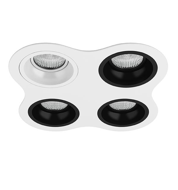 D64606070707 Светильник DOMINO ROUND МR16 (214646+214606+214607+214607+214607)
