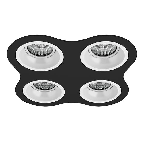D64706060606 Светильник DOMINO ROUND МR16 (214647+214606+214606+214606+214606)