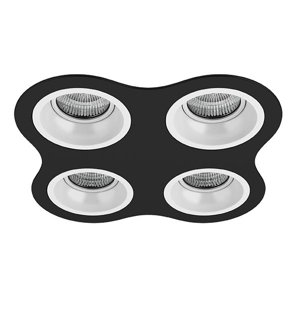 D64706060606 Светильник DOMINO ROUND МR16 (214647+214606+214606+214606+214606)