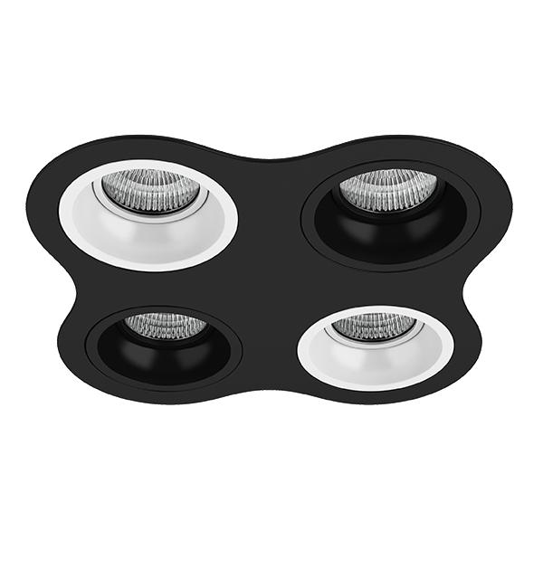 D64706070607 Светильник DOMINO ROUND МR16 (214647+214606+214607+214606+214607)